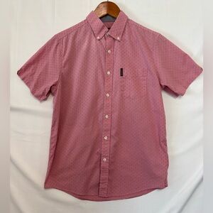 BEN SHERMAN Pink Floral Button Down Shirt Size Small